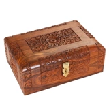 Коробочка для хранения, высокая коробка для хранения, комплект из натурального дерева, бархатный вкладыш, вместительное и большое золотое ожерелье и серьги, деревянная коробка, изысканный стиль, 3 предмета