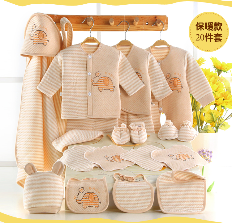 Bộ quần áo trẻ sơ sinh màu sắc cotton tặng mùa xuân 0-3 tháng cotton mùa hè 6 đồ sơ sinh cho bé bán hộp quà sơ sinh đẹp