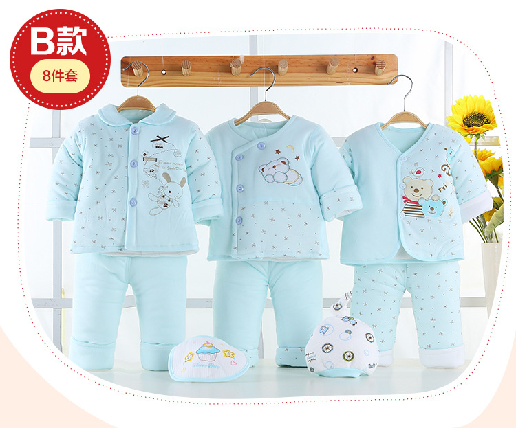Bộ đồ ngủ mùa thu và mùa đông cho bé đồ cho trẻ sơ sinh