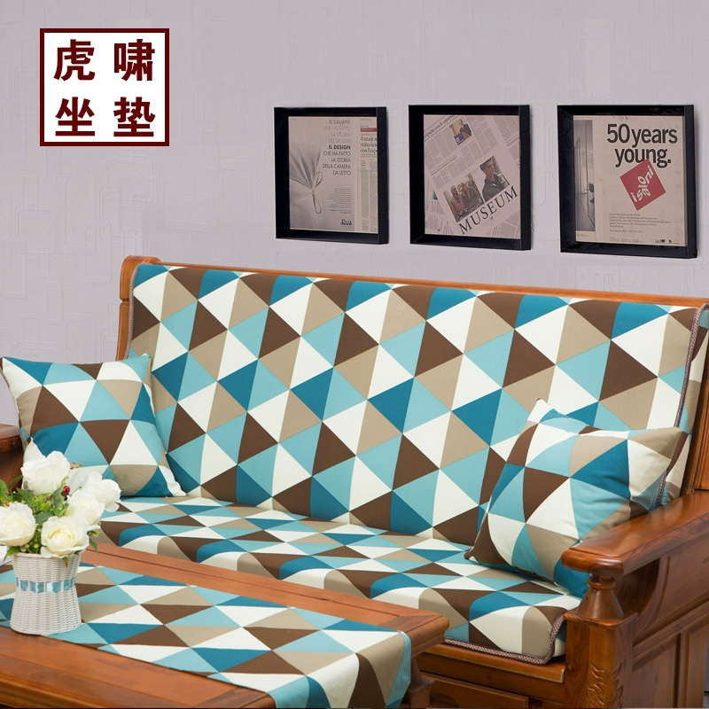 Đệm sofa gỗ có tựa lưng sofa đệm lưng mật độ cao xốp rắn gỗ chống trượt đơn giản và hiện đại dễ tháo lắp và giặt - Ghế đệm / đệm Sofa