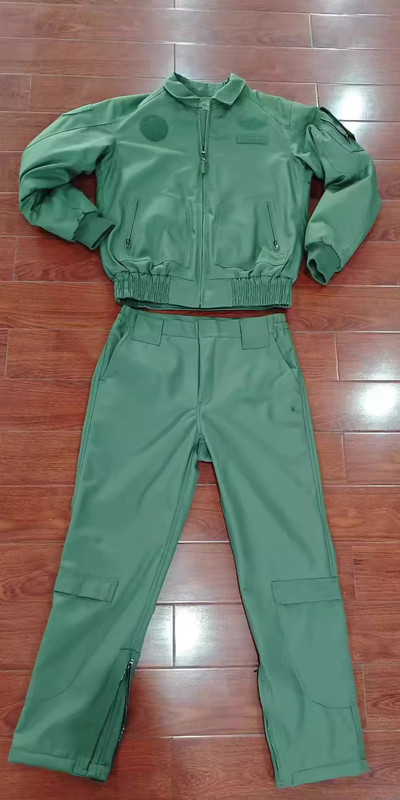 Genuine 0212 Green New Flame-Retardant Aramid Anti-Static Workwear Pilot Clothing Summer Split Set Spring Autumn Winter Flight Pants Genuine 0212 Green New Flame-Retardant Aramid Anti-Static Workwear Pilot Clothing Summer Split Set Spring Autumn Winter Flight Pants