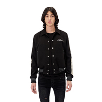 Tide brand AMIRI 20FW embroidery pilot cotton jacket jacket Mens and womens casual baseball winter cotton jacket slp