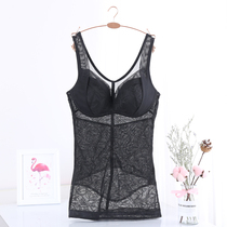 2021 summer Foreign Trade original single full lace shaping body top clothes abdomen vest women sexy underwear slimming corset