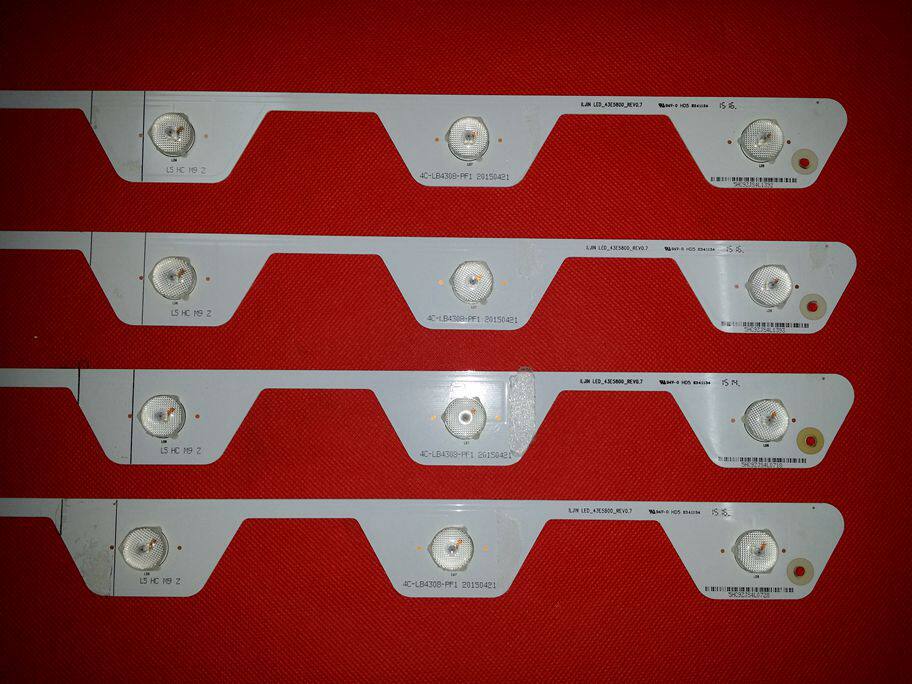 Original dress TCL D43A561U light strip 4C-LB430B-PF1 matching screen LVU430NDEL LVU430NDEL AD9WOO V5 V5