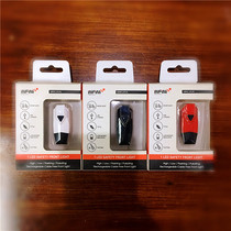 Taiwan INFINI I-261W Lithium-ion LED rechargeable super bright bicycle lights headlights riding lights warning lights