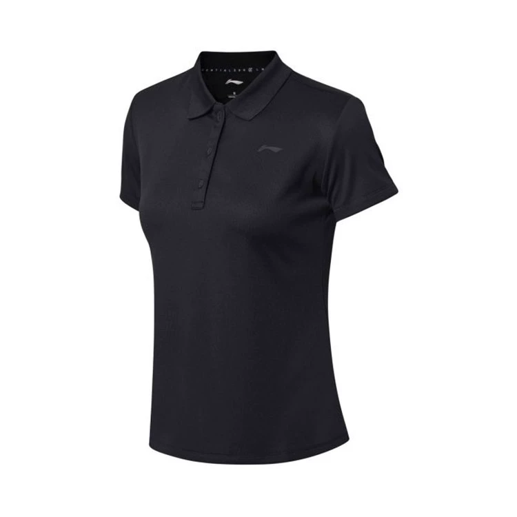 Li Ning Women Series Series Đào tạo áo thun ngắn tay áo thun Lapel Casual Top 2018 hè APLN004 - Áo polo thể thao