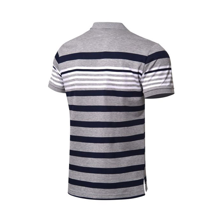 Loạt thời trang thể thao nam Li Ning ngắn tay áo sơ mi polo ve áo 2018 cotton mới APLN285-1 - Áo polo thể thao áo polo nam đẹp
