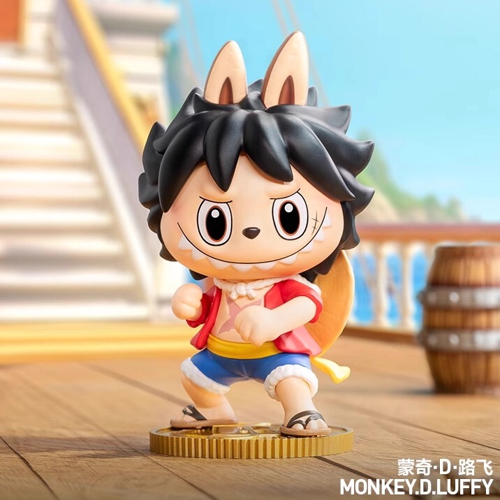 Bubble Mart Genuine Labubu X One Piece Series Figures One Piece Blind Box Decorations Bubble Mart Genuine Labubu X One Piece Series Figures One Piece Blind Box Decorations