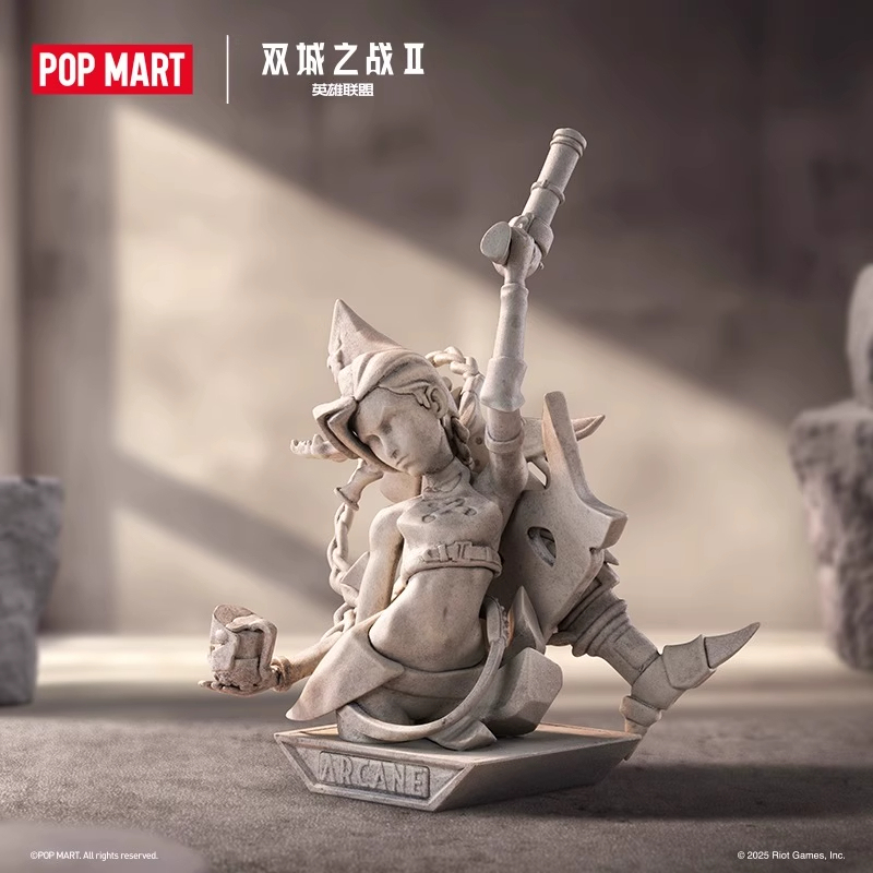 Popmart Official League of Legends: the Battle of the Twin Cities Blind Box Toy Jinx Figurine Popmart Official League of Legends: the Battle of the Twin Cities Blind Box Toy Jinx Figurine