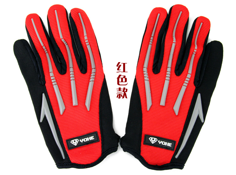 Eternal YOhe xe máy off-road thiết bị lái xe off-road găng tay di động có thể chơi màn hình cảm ứng 02 đai bảo vệ đầu gối