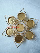  Folk Taoism and Buddhism two teachings Dharma utensils Supplies Lotus seven-star lamp for Dojo Dharma