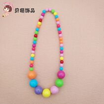 2021 Korean childrens necklace Princess jewelry childrens clothing accessories clothing accessories girls chain girl Holiday Gift