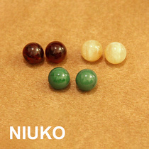 NIUKO clothing accessories button shirt buckle shirt buckle translucent thick small round button bead button