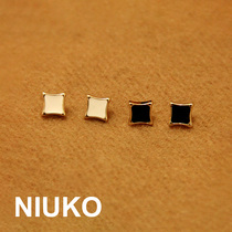 NIUKO clothing accessories square white black small plastic buttons Clothing accessories monopoly DIY buttons 8mm