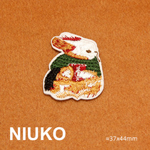 NIUKO delicately embroidered with children cartoon patch patch cloth clothing decorative cloth upholstered upscale handmade handbills Breaking Holes