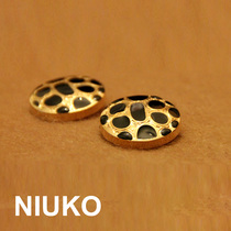 NIUKO accessories button metal BAO WEN noble rose gold high-end button button monopoly special price