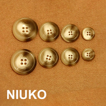 NIUKO accessories Amber coat buckle windbreaker jacket retro resin button button button monopoly