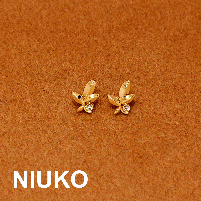 NIUKO New Elegant Metal Leaf Shirt Decoration Button for Metal Accessories Button High - grade Precision Button