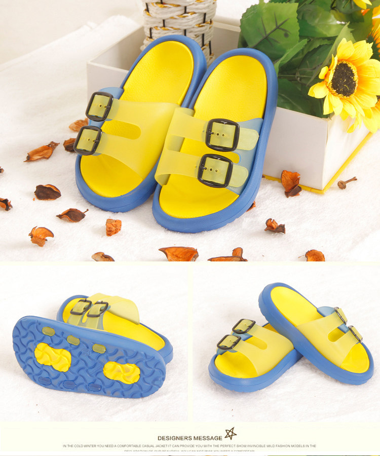 Pantoufles enfants en autre pour été - semelle caoutchouc - Ref 986121 Image 22