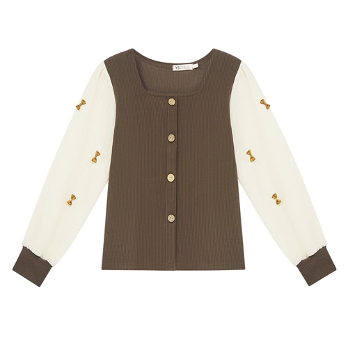 Весенняя сексуальная короткая рубашка, размер, французский стиль, квадратный вырез, тренд сезона, по фигуре