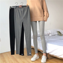 Fat mm elastic large size leggings women wear spring and autumn thin pants fat sister pants women slim Joker