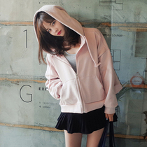 2022 Spring autumn new loose pure color Lianhood cardiovert cardiovert dress Women in Korean version overfire cec pure color jacket