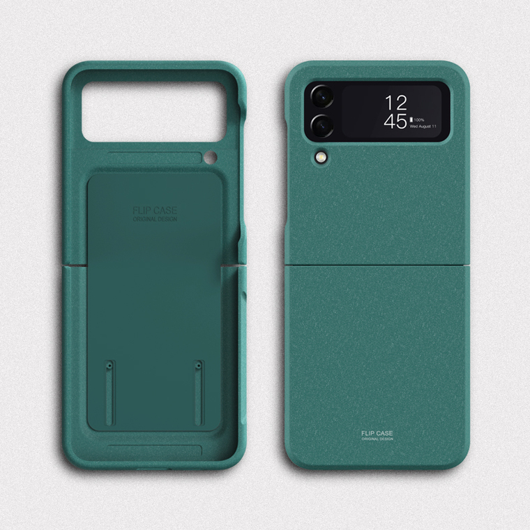Z Flip4 F700 Smooth Leather Samsung Phone Case