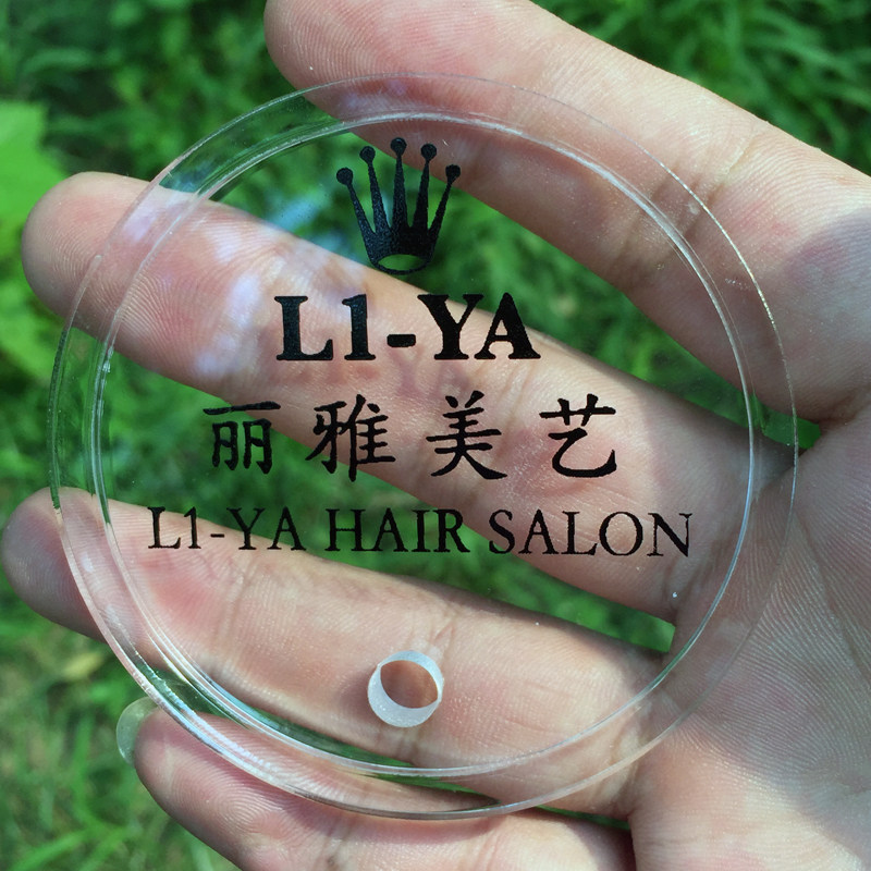 Beauty Beauty Hair Beauty Dreschia Store With Acrylic Glass Cup Lid Custom Advertising Shop Name LOGO Available straws