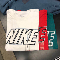 US-China shopping cart Nike Nike Men Summer Sports Leisure Round Neck Short Sleeve T-Shirt Letter LOGO Cotton Comfortable