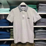 Lacoste, повседневная хлопковая модная летняя футболка polo, короткий рукав