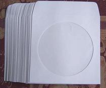 CD white bag 150g super thick disc paper bag Burn Disc protective bag 100 one pack