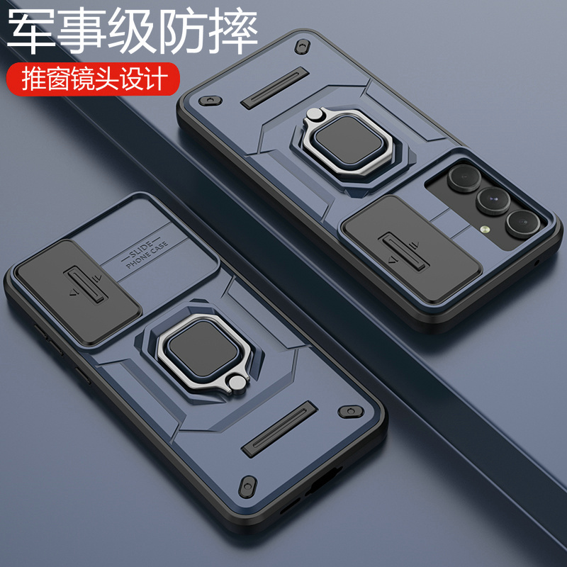 Suitable for Samsung A25 Phone Case, A26 Protective Cover, A24 Full Lens Protection, Anti-Drop Matte Galaxy Hard Case, 5g Shell, A25 5g for Men and Women, A26 5g with Stand, Samsung a Magnetic New Model