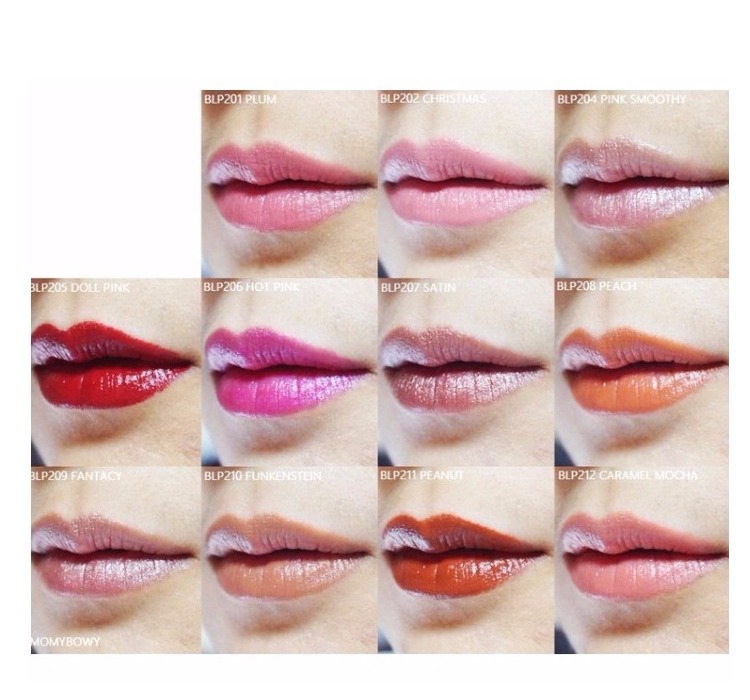 Jcat j.cat màu bí ngô ăn đất bẩn màu cam dì đỏ thỏi son đỏ bút / son môi black rouge cotton lip color