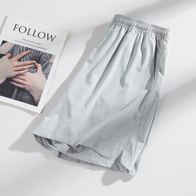 Ice Silk Quick-Dry Shorts for Men and Women, Summer Sports Five-Point Shorts, Fashionable Couple Style, 2025 Large Size Mesh Shorts