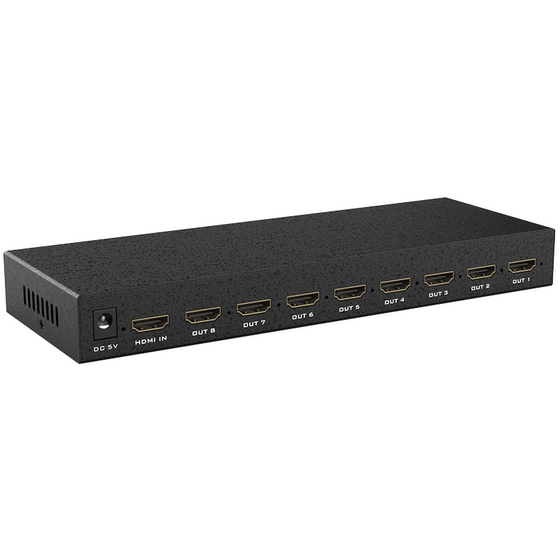 Maito Weishi 1 in 8 out HDMI 유통 업체 1 점 8 분할 화면 장치 고화질 4K 모니터링 TV 1 드래그 8 분할 라인 장치