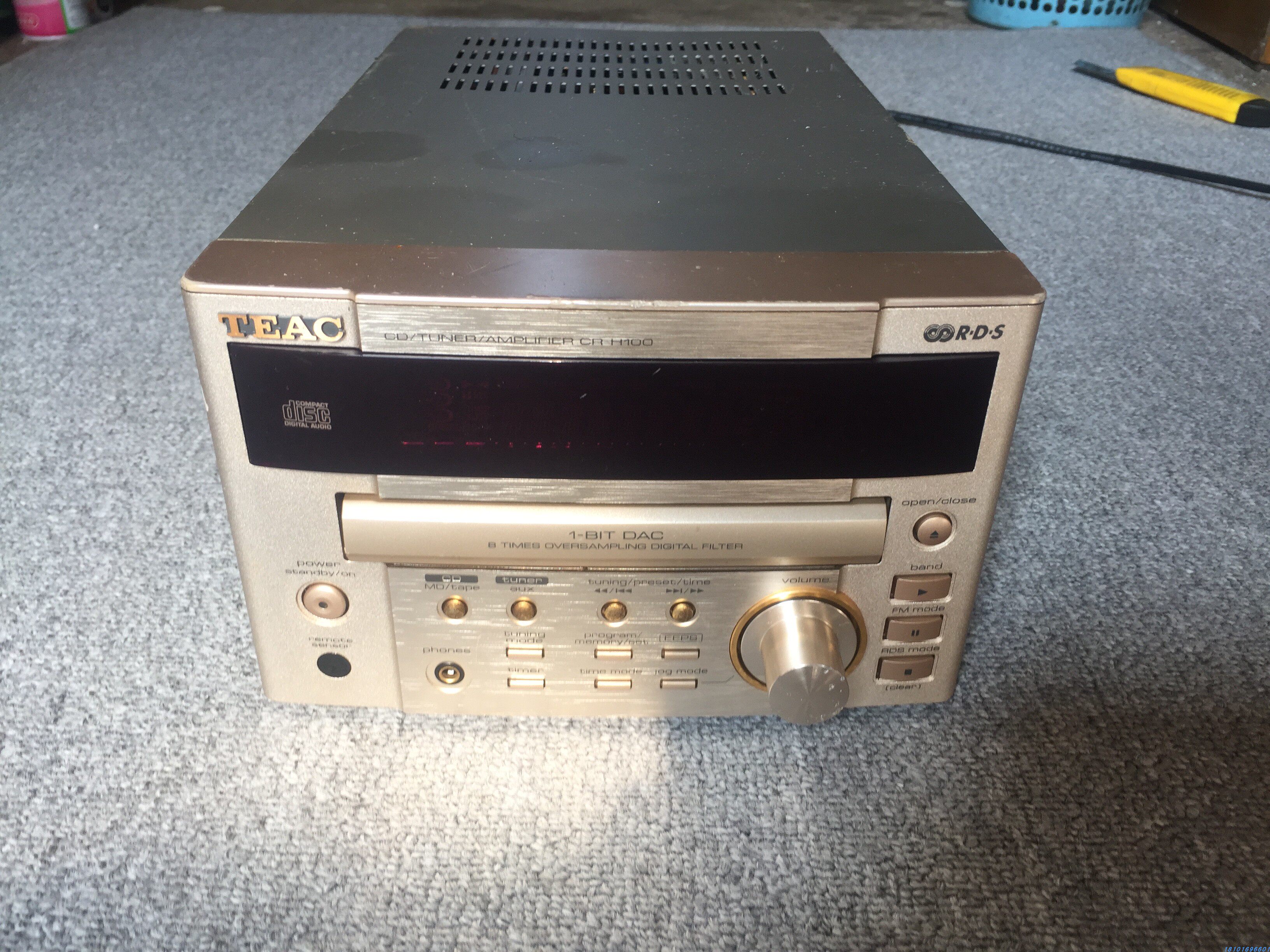 レア！TEAC CDチューナーアンプCR-H100 u0026LS H100スピーカー付き 