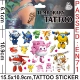 Cartoon anime nhân vật đồ chơi hình xăm sticker em bé hình xăm sticker cơ thể trẻ em vẽ hình xăm đồ chơi - Đồ chơi giáo dục sớm / robot