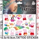 Cartoon anime nhân vật đồ chơi hình xăm sticker em bé hình xăm sticker cơ thể trẻ em vẽ hình xăm đồ chơi - Đồ chơi giáo dục sớm / robot