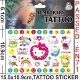 Cartoon anime nhân vật đồ chơi hình xăm sticker em bé hình xăm sticker cơ thể trẻ em vẽ hình xăm đồ chơi - Đồ chơi giáo dục sớm / robot đồ chơi công nghệ thông minh