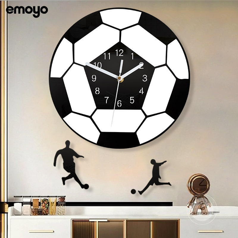 Sports Football Clock Children's Room Wall Clock World Cup Boy's Bedroom Silent Creative Cartoon Quartz Clock Sports Football Clock Children's Room Wall Clock World Cup Boy's Bedroom Silent Creative Cartoon Quartz Clock
