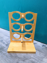 Bamboo Wood Near-lens Glasses Show Sunglasses Display Stand Glasses Containing shelves Glasses Store Shelf Props