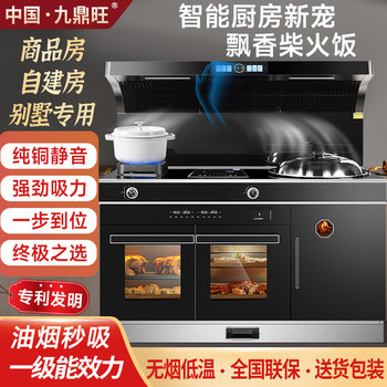 Integrated Wood-Burning Stove for Home Use, New Rural Model, Smokeless, Modern, New-Style, Integrated High-End Wood-Burning Stove