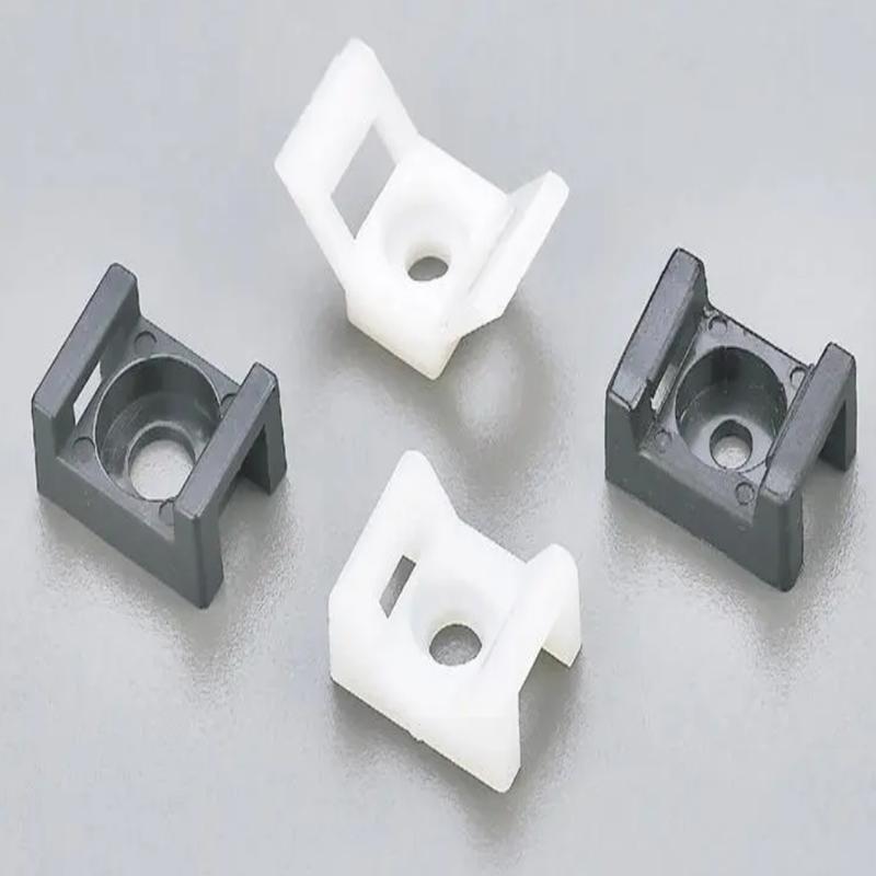 15X22 Plastic Cable Tie Holder Saddle-Shaped Nylon Wire Harness Screw-On Cable Organizer 15X22 Plastic Cable Tie Holder Saddle-Shaped Nylon Wire Harness Screw-On Cable Organizer