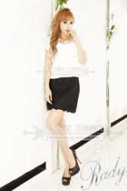 Japans original single ra lace splicing nail drill for a dress