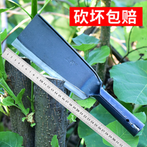 Stainless chrome steel sickle short handle hackerel agricultural cane knife bamboo knife pruning field open firewood chopping tree cutter