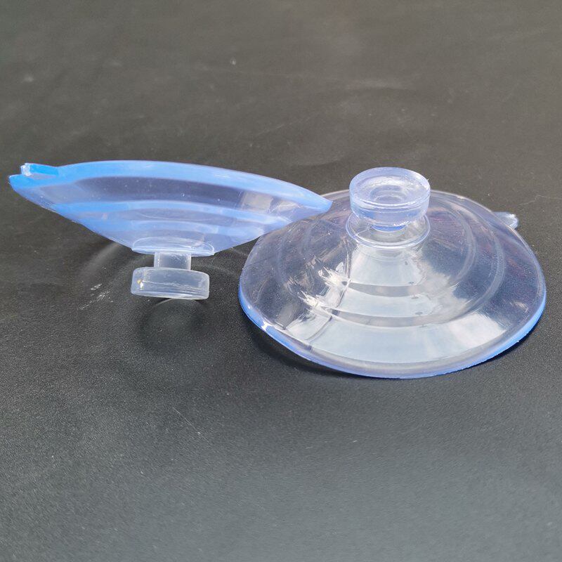 65mm mushroom head suction cup transparent vacuum powerful sunshade fixed fence accessories nail-free bathroom glass wall hanging