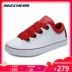 Skechers Giày Skechers giày đường phố mới thấp để giúp giày trắng đế bằng giày thông thường 954