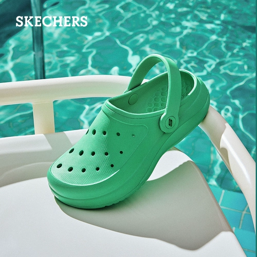 Skechers, комфортные босоножки, пляжная обувь, модные универсальные тапочки, мягкая подошва