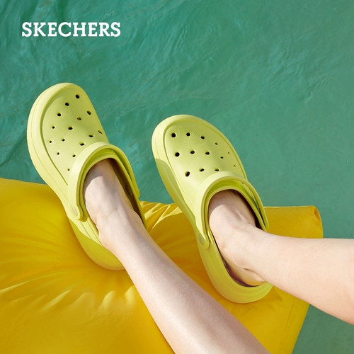 Skechers, комфортные босоножки, пляжная обувь, модные универсальные тапочки, мягкая подошва