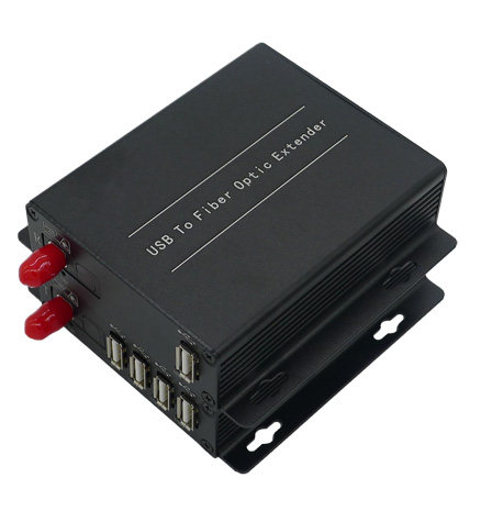 4-mouth USB2 0 optical transmitter and receiver 4-mouth USB2 0 fiber extender can pick up 4 different USB devices